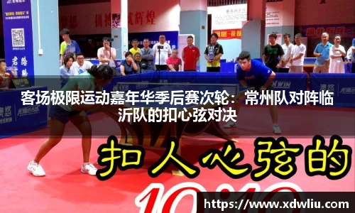 客场极限运动嘉年华季后赛次轮：常州队对阵临沂队的扣心弦对决